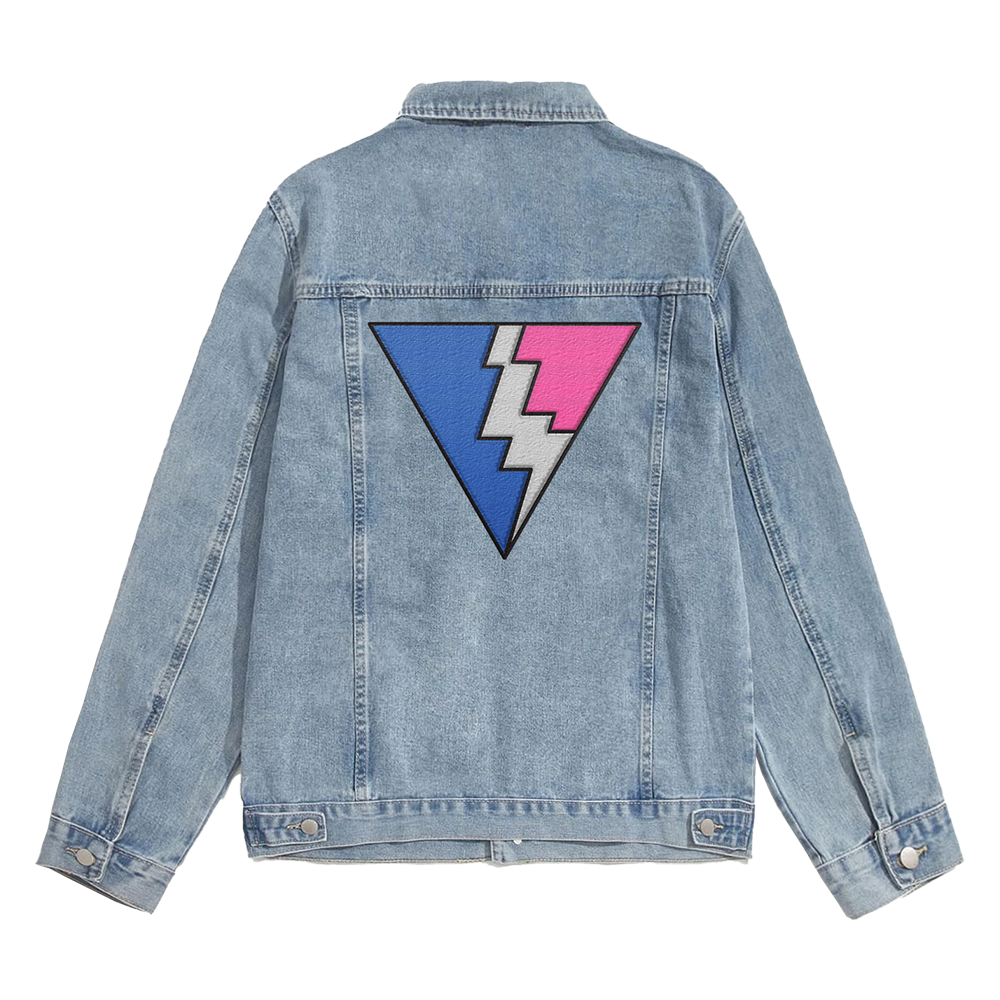 Lightning Bolt Denim Jacket (Online Exclusive) Back