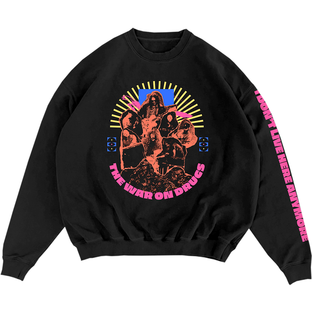 Retro Band Photo Crewneck Front