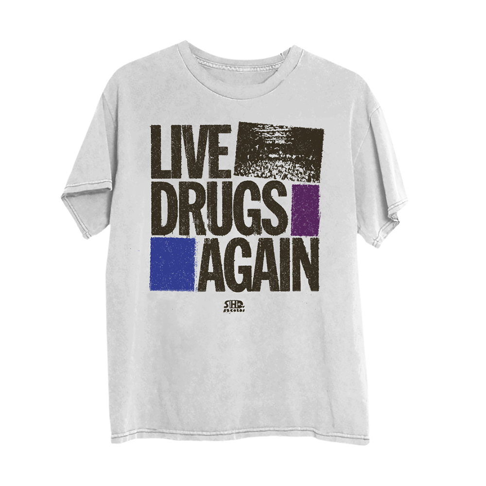Live Drugs Again Cover T-Shirt (Comfort Colors)