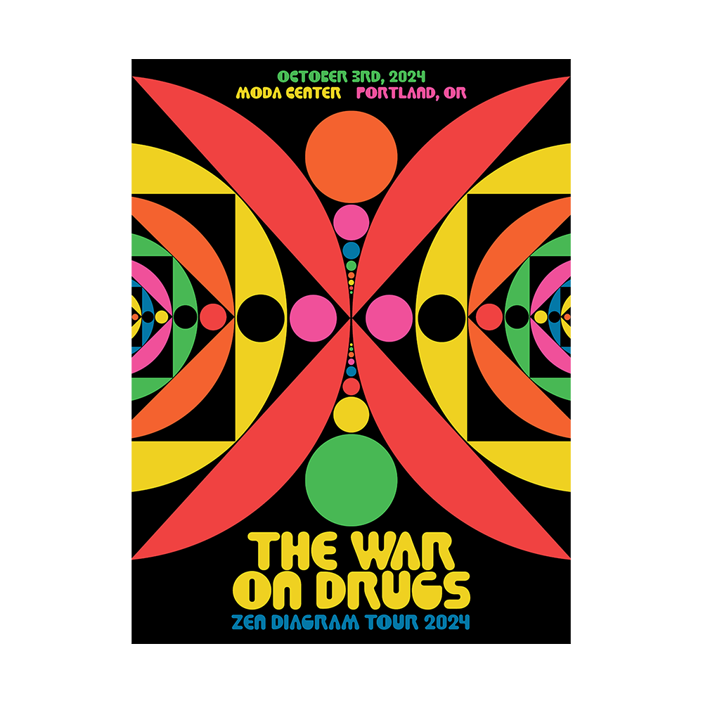 Portland, Oregon 2024 Poster The War On Drugs Official Store
