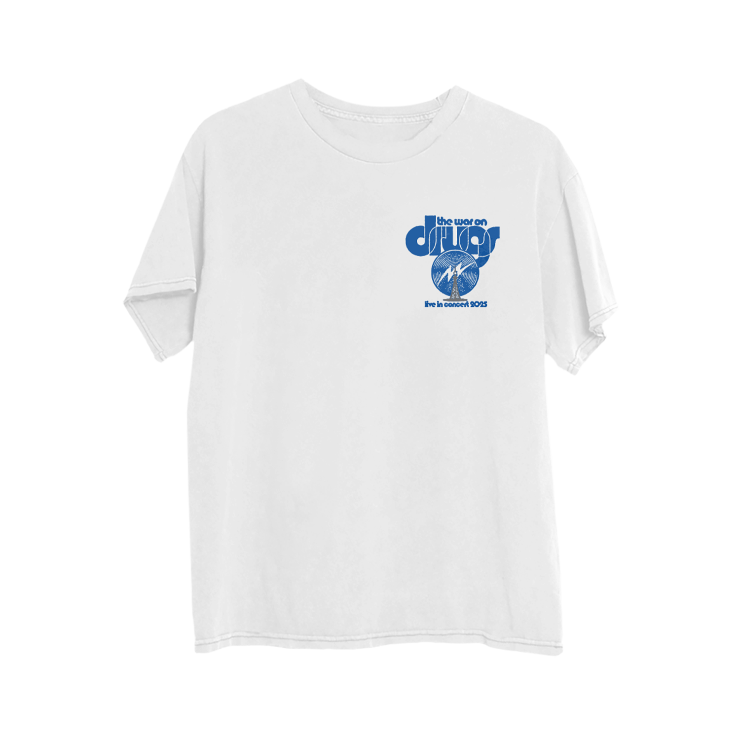 Live 2025 White T-Shirt - Front