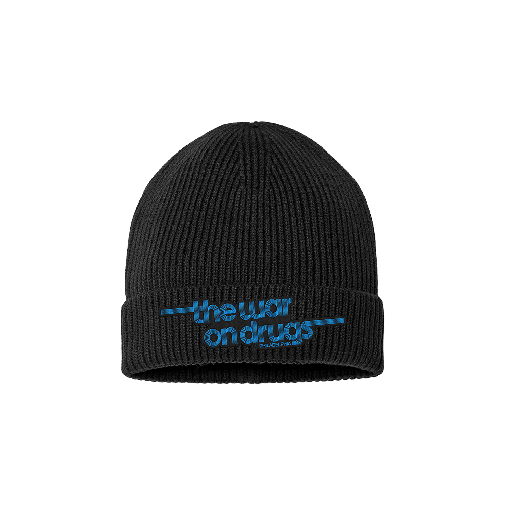 The War On Drugs Logo Black Beanie