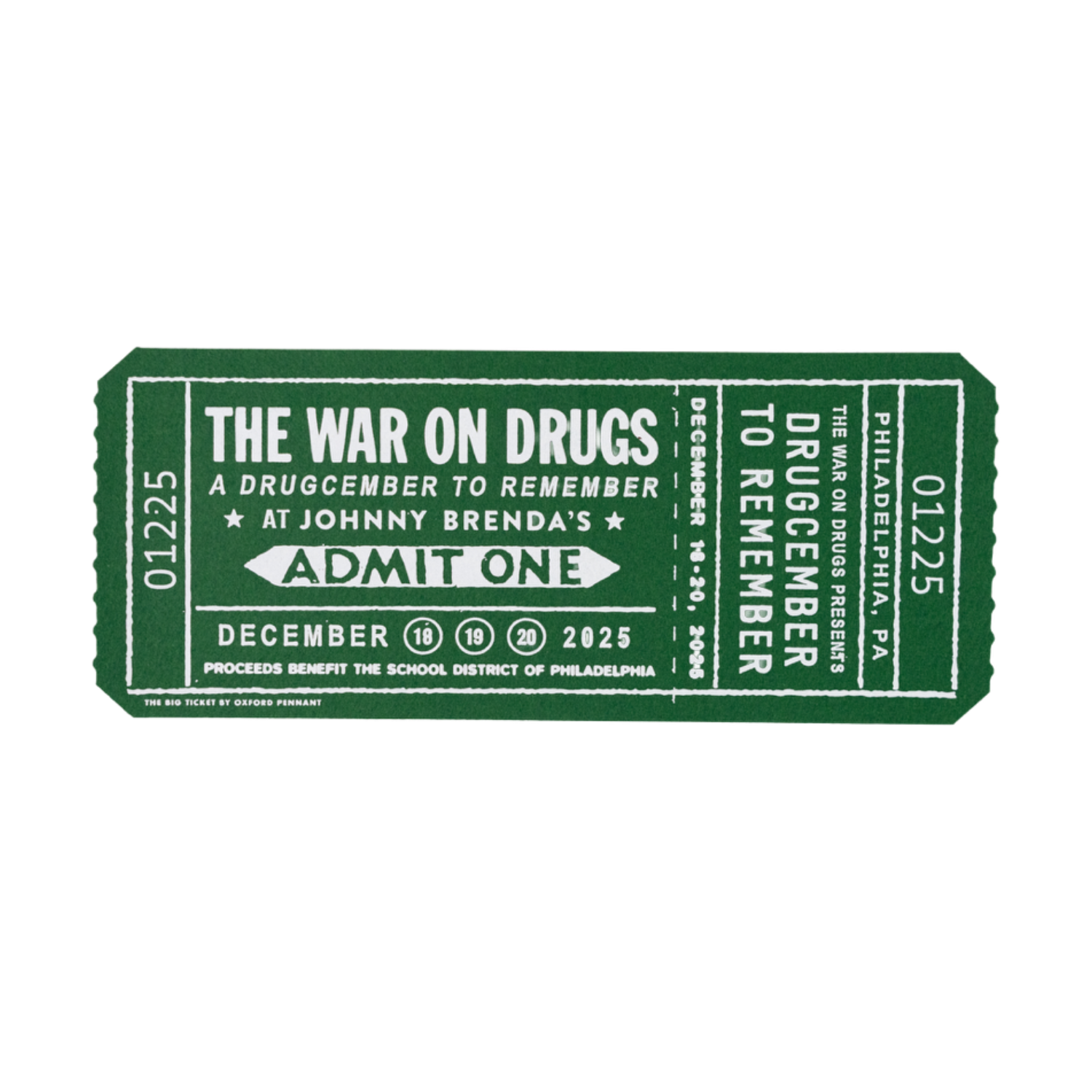 Oxford Pennant Ticket