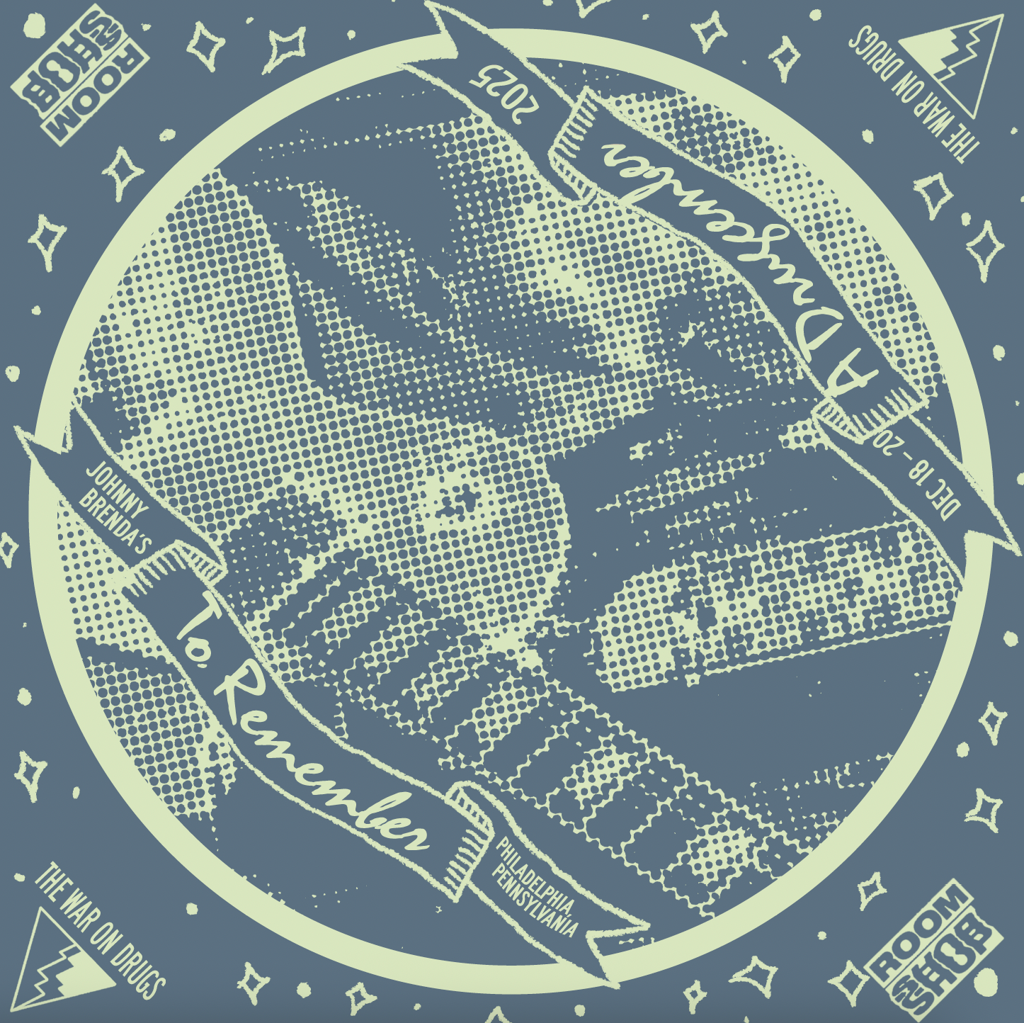 The War On Drugs x Room Shop Bandana